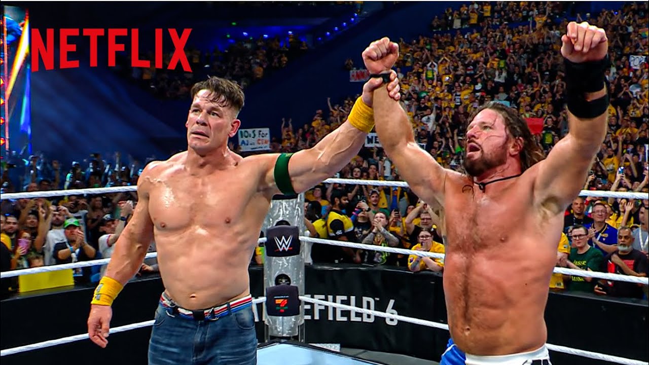 John Cena defeats AJ Styles in an ALL-TIME CLASSIC to close out rivalry | WWE Crown Jewel | 10/11/25